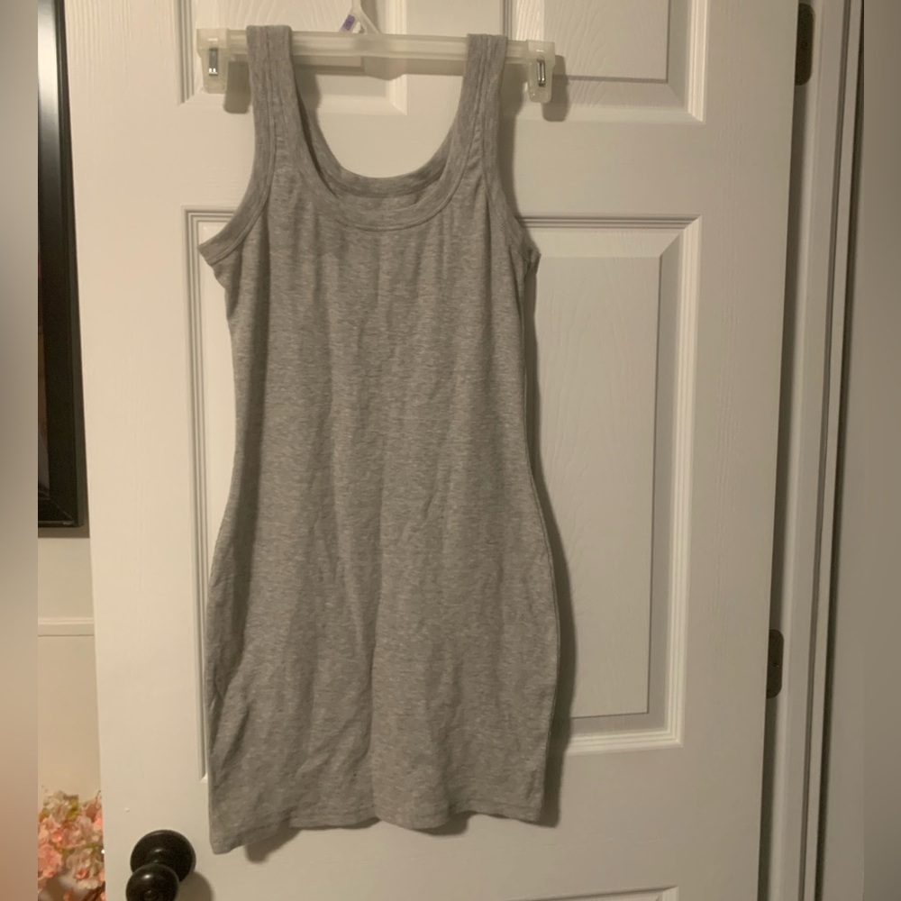 Gray Mini Dress